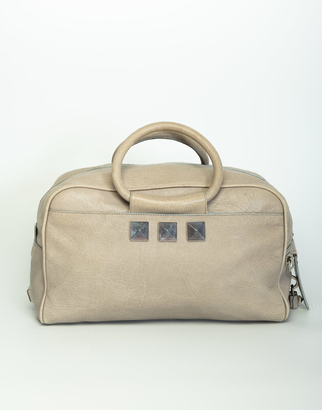 MARC JACOBS ANDY TAUPE SATCHEL