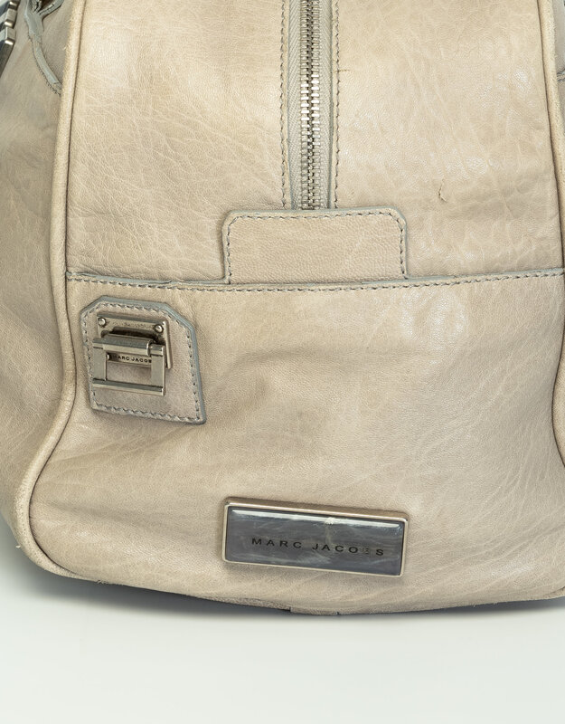 MARC JACOBS ANDY TAUPE SATCHEL