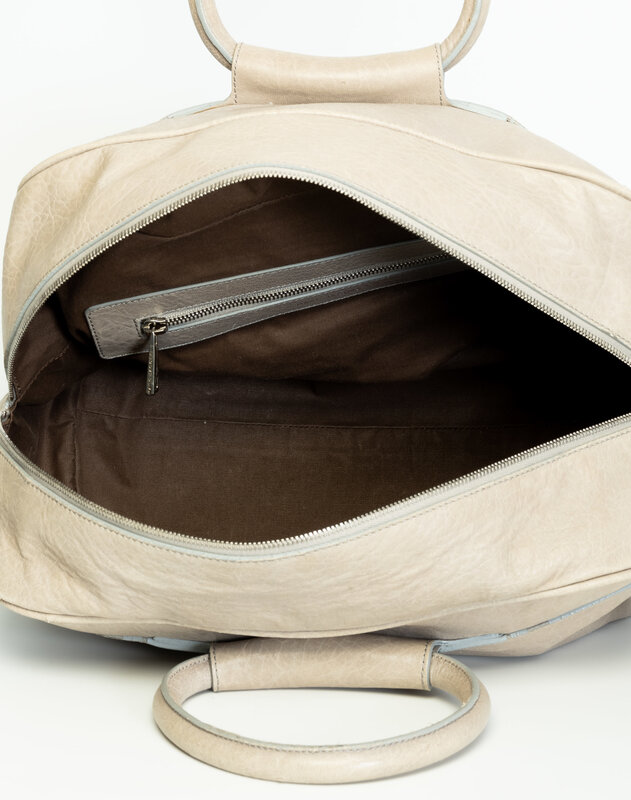 MARC JACOBS ANDY TAUPE SATCHEL