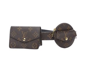 Louis Vuitton Daily Multi Pocket Belt Monogram Canvas Medium Brown
