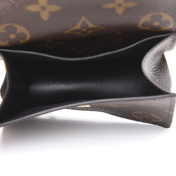 Louis Vuitton S Lock Belt Pouch Monogram Canvas Brown 226050130