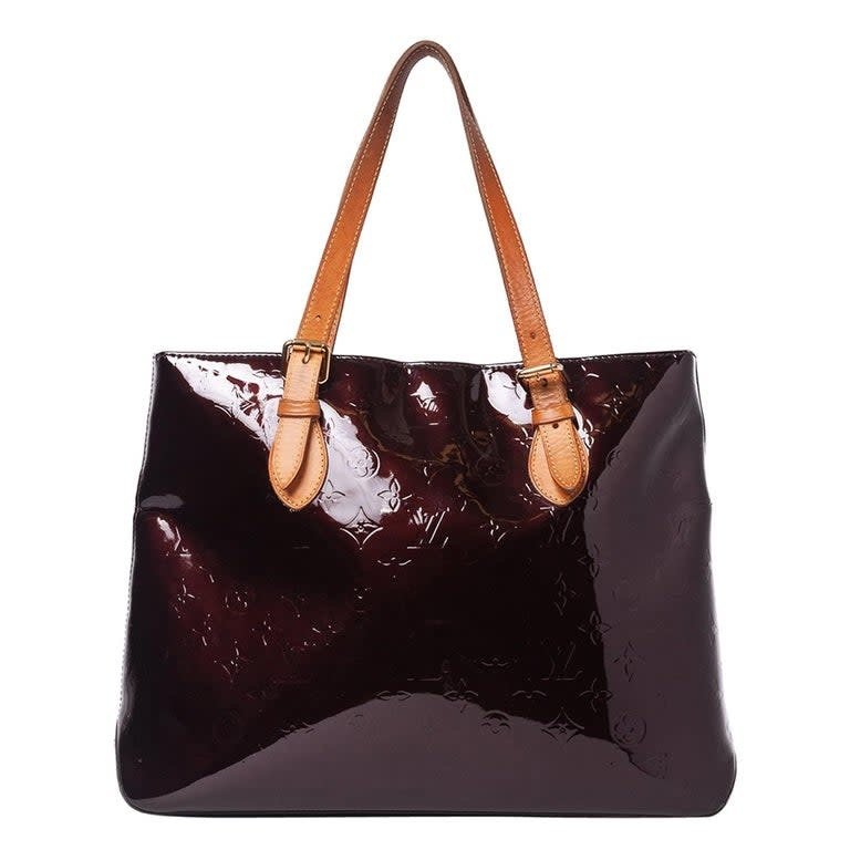 monogram vernis leather shoulder bag