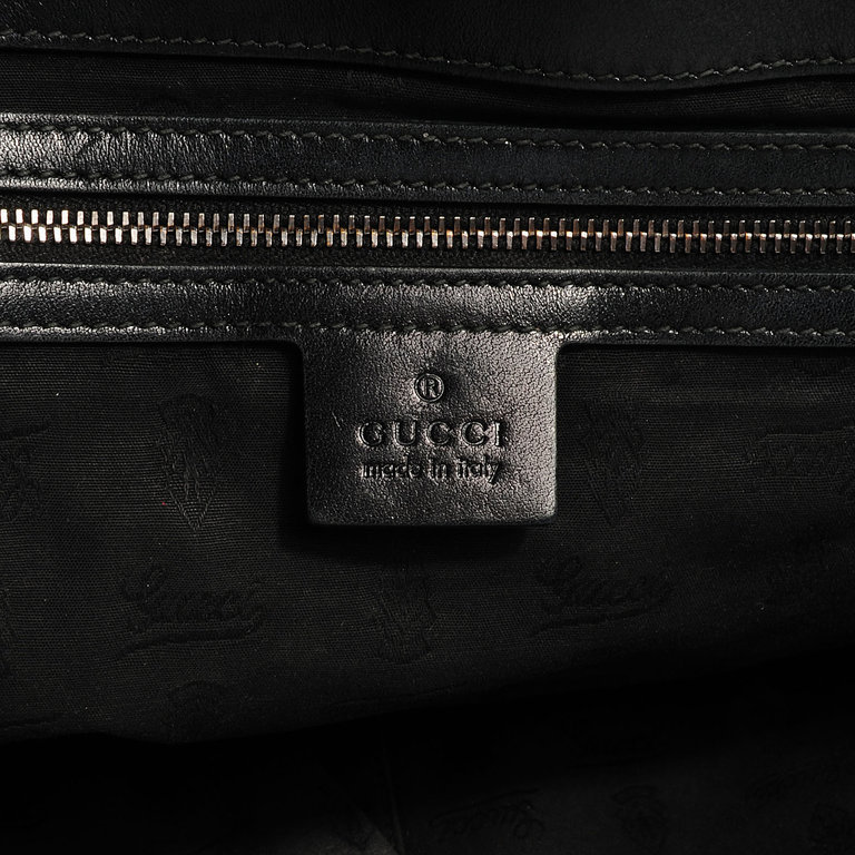 Gucci Imprime Monogram Black Medium Studded Tote
