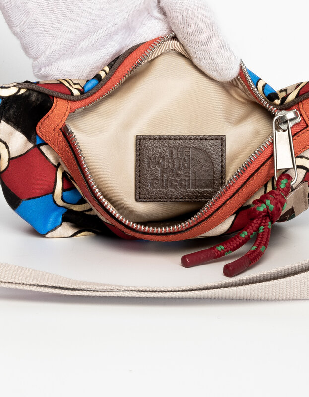 THE NORTH FACE X GUCCI THE NORTH FACE X GUCCI GEOMETRIC INTERLOCKING G PRINT BELT BAG