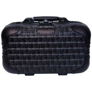 CHRISTIAN DIOR DIOR X RIMOWA HAND CASE BLACK OBLIQUE ALUMINUM