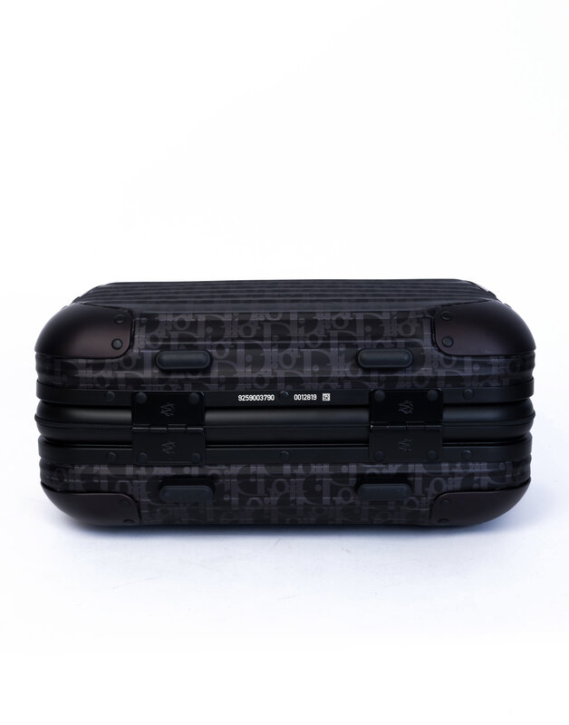 CHRISTIAN DIOR DIOR X RIMOWA HAND CASE BLACK OBLIQUE ALUMINUM