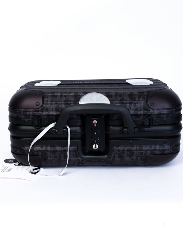 CHRISTIAN DIOR DIOR X RIMOWA HAND CASE BLACK OBLIQUE ALUMINUM