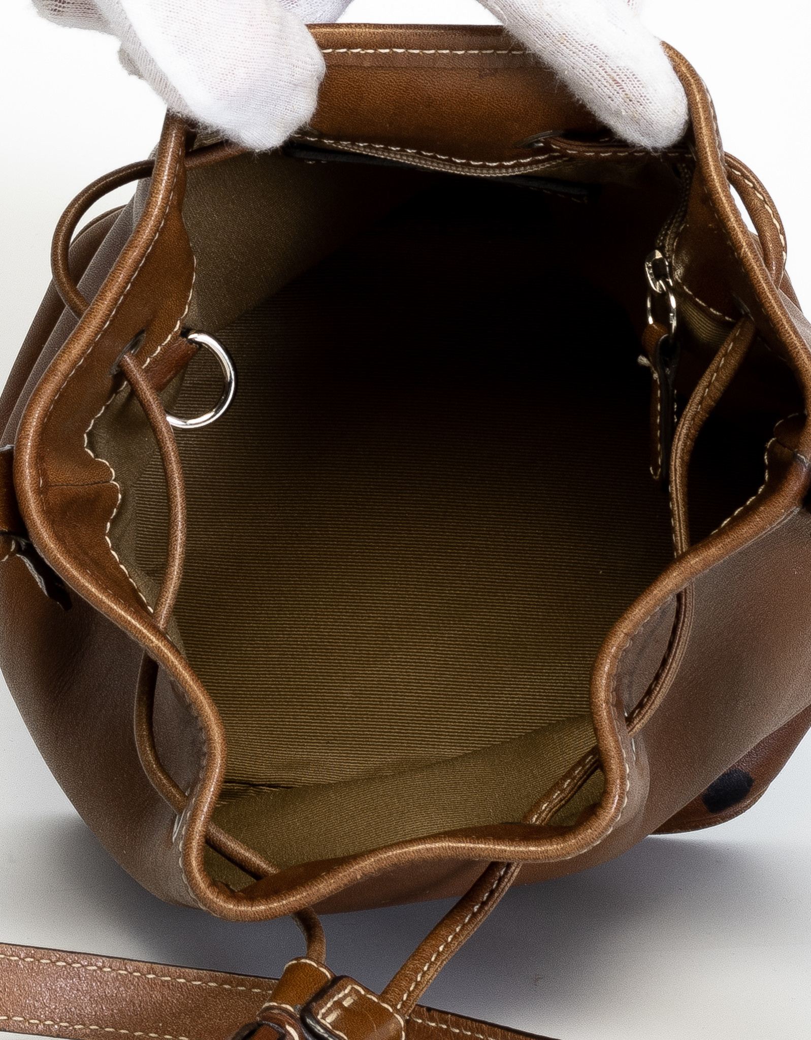 COACH Brown Leather Bucket Bag