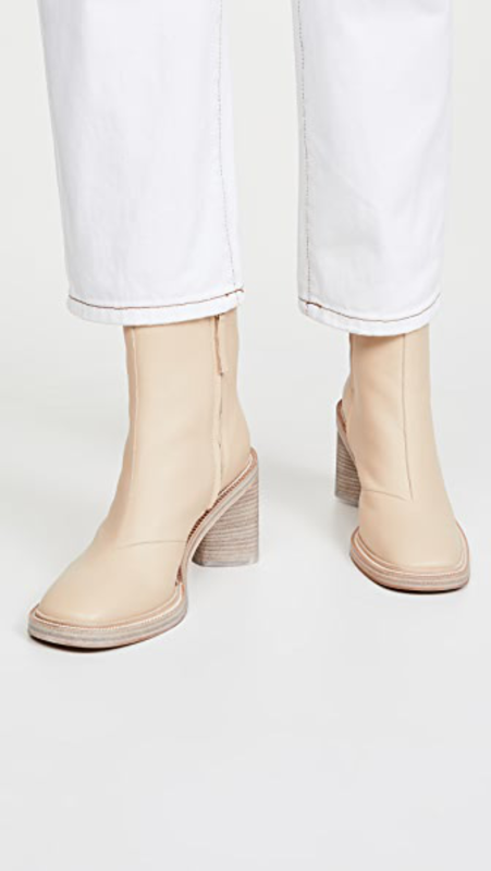 Acne stacked heel boot on sale