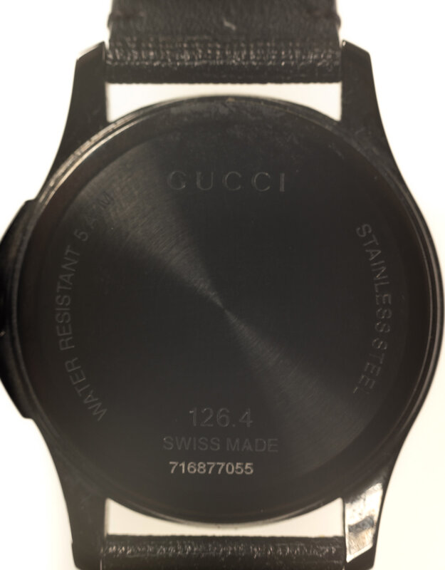 GUCCI BLACK & YELLOW G-TIMELESS “GUCCI GHOST” WATCH