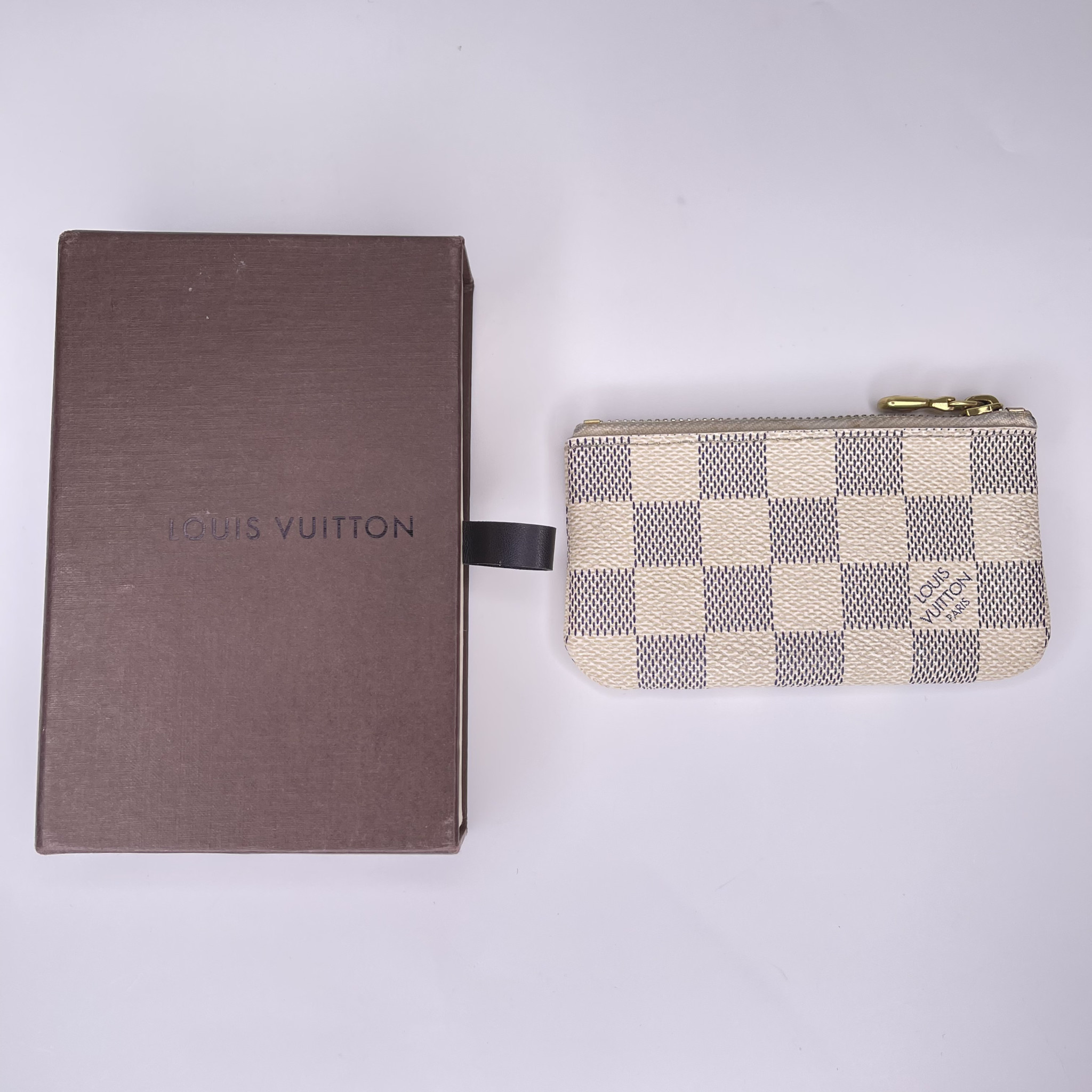 Louis Vuitton Damier Azur Key Pouch - Blue Wallets, Accessories - LOU136464