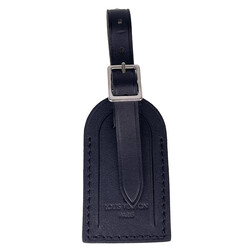 LOUIS VUITTON LOUIS VUITTON SMALL LUGGAGE TAG BLACK CALFSKIN