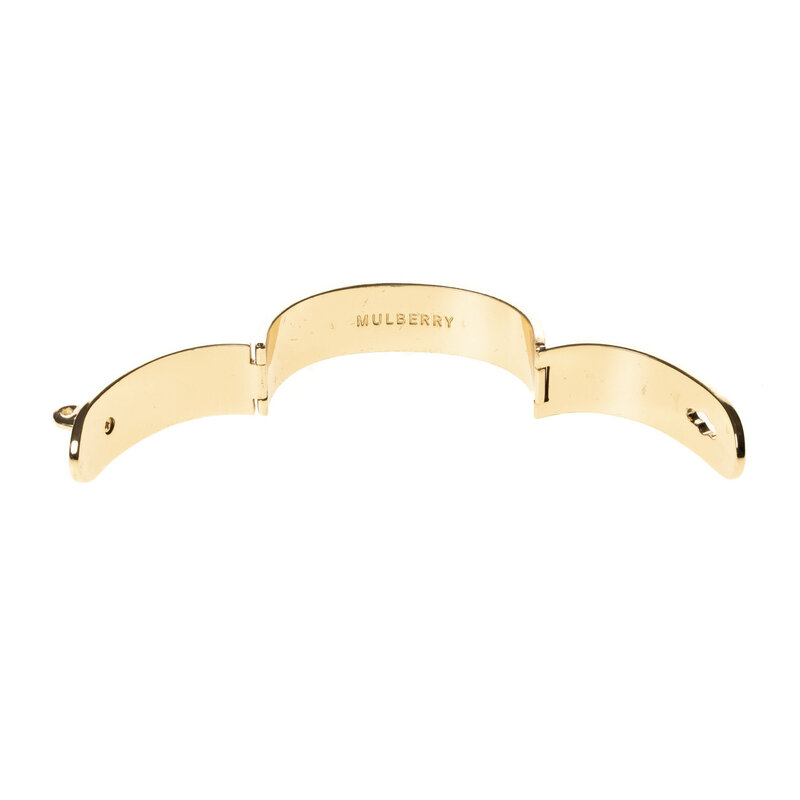 MULBERRY MULBERRY BAYSWATER GOLD TONE BRACELET