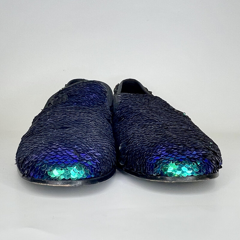 DOUCAL'S DOUCAL'S SEQUIN TURQUOUISE DEGRADE SLIP ON (42 EU)