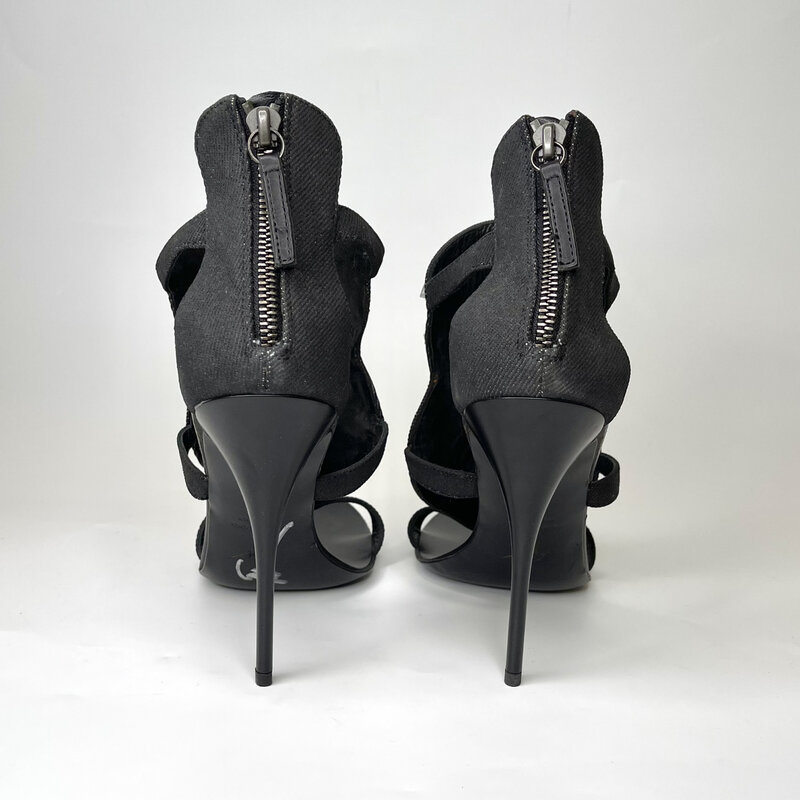GIUSEPPE ZANOTTI GIUSEPPE ZANOTTI LIMITED EDITION SINGED MIRRORED HEELS (41 EU)