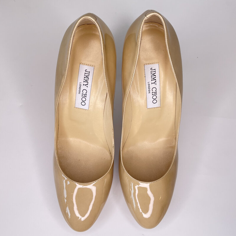 JIMMY CHOO JIMMY CHOO ALEX PLATFORM NUDE 130 PUMP (42 EU)