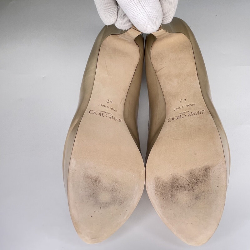 JIMMY CHOO JIMMY CHOO ALEX PLATFORM NUDE 130 PUMP (42 EU)