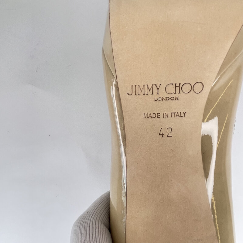 JIMMY CHOO JIMMY CHOO ALEX PLATFORM NUDE 130 PUMP (42 EU)
