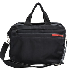 PRADA PRADA VINTAGE BLACK NYLONE BAULETTO