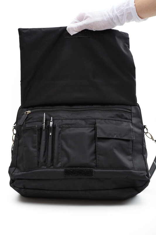 PRADA PRADA VINTAGE BLACK NYLONE BAULETTO