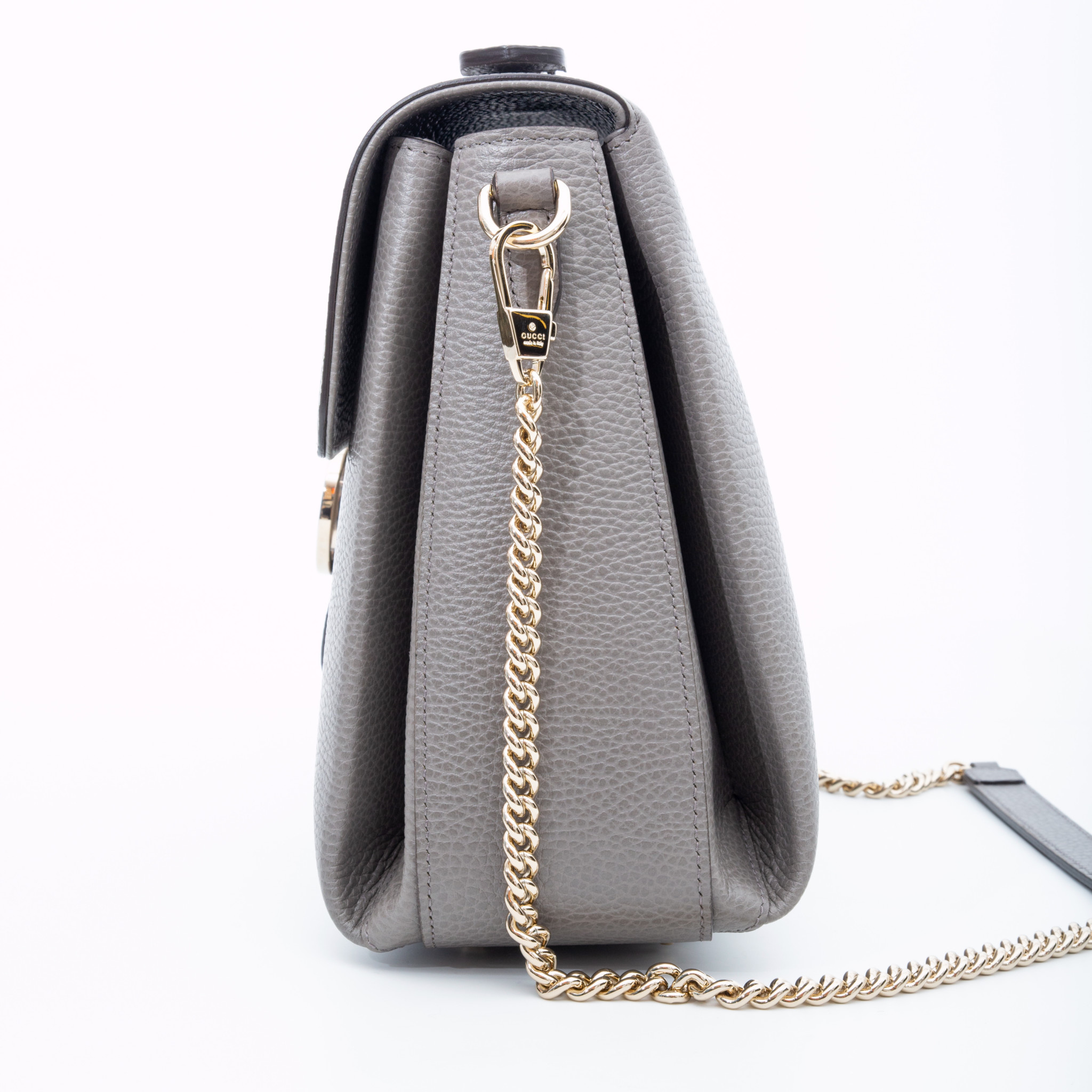 GUCCI Dollar Interlocking GG Shoulder Bag in Gray - More Than You Can  Imagine