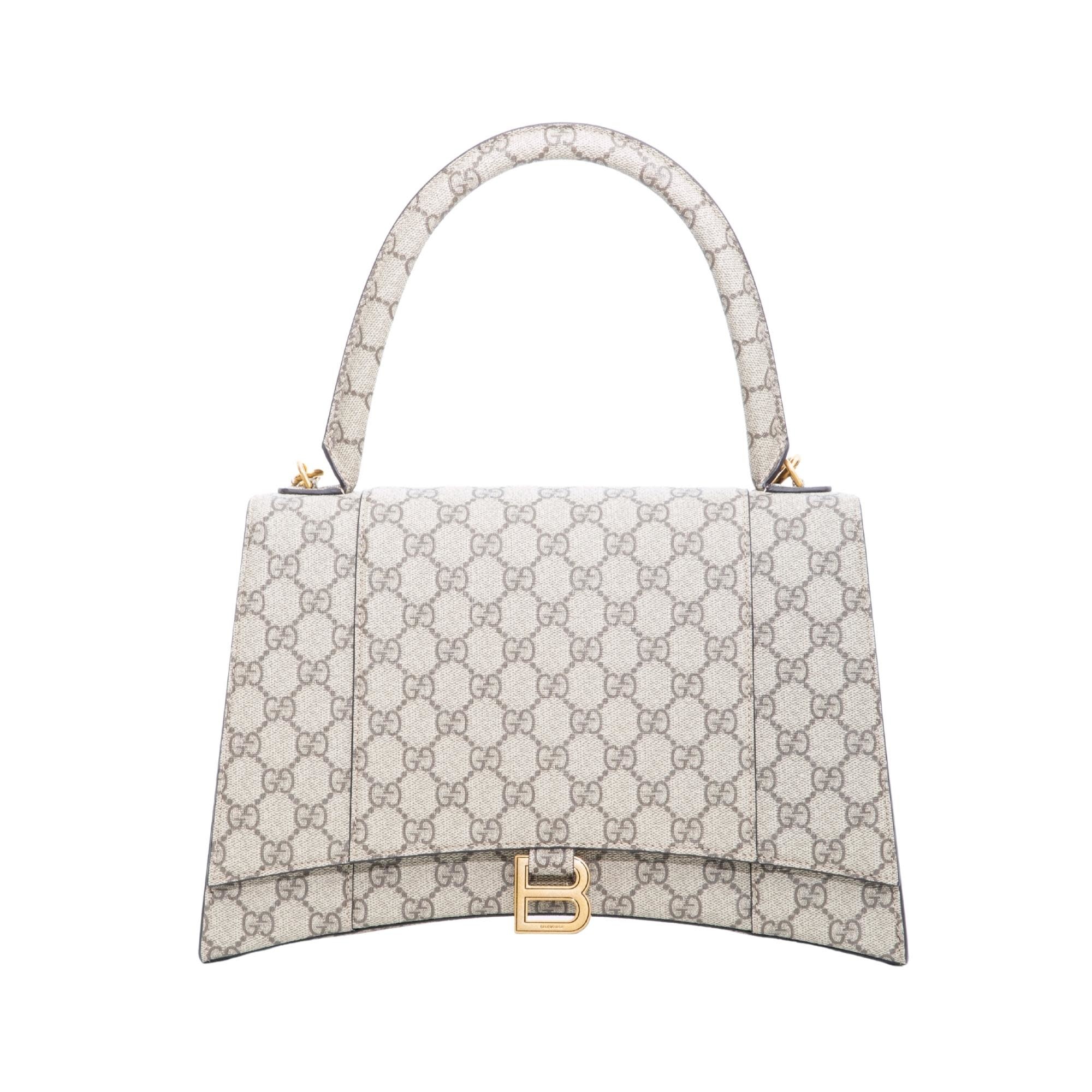 Gucci x Balenciaga Hack Aria GG Hourglass Bag MEDIUM SIZE Limited  Collection