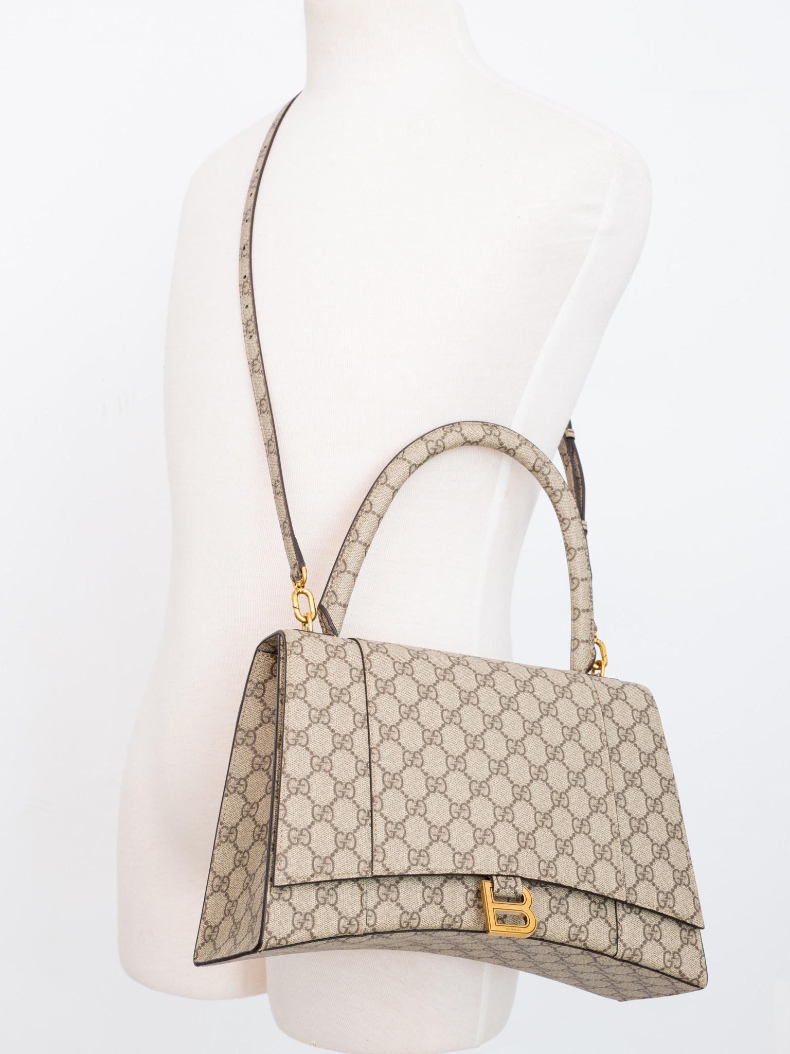 The Hacker Project Gucci x Balenciaga Small Hourglass Bag – The Luxury  Shopper