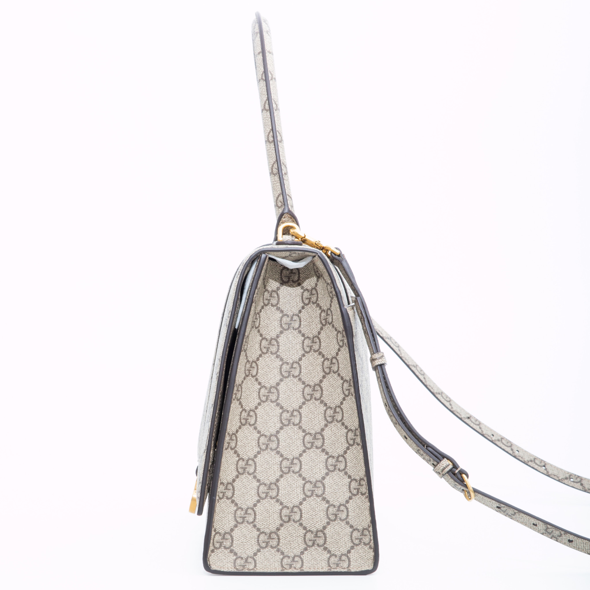 The Hacker Project-Gucci & Balenciaga Small Hourglass Bag Brown Cloth  ref.846538 - Joli Closet