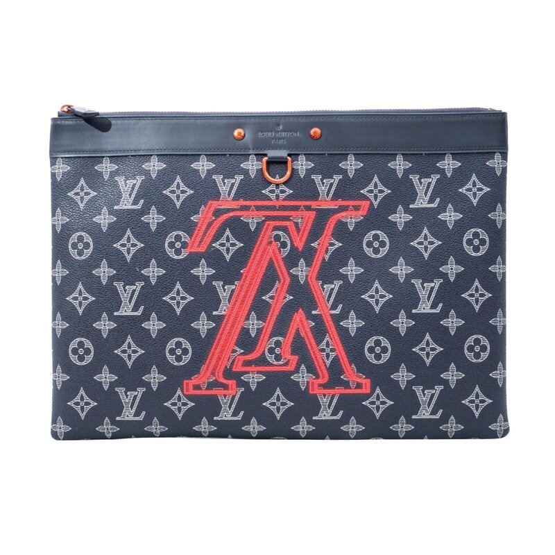 LOUIS VUITTON MONOGRAM UPSIDE DOWN INK POCHETTE APOLLO GM (2018)