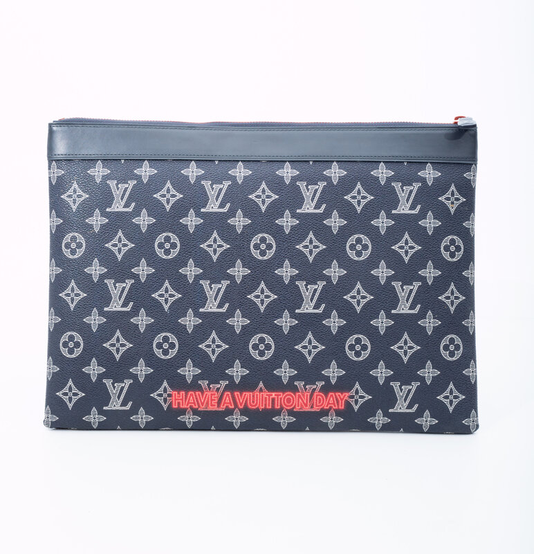 LOUIS VUITTON LOUIS VUITTON MONOGRAM UPSIDE DOWN INK POCHETTE APOLLO GM (2018)