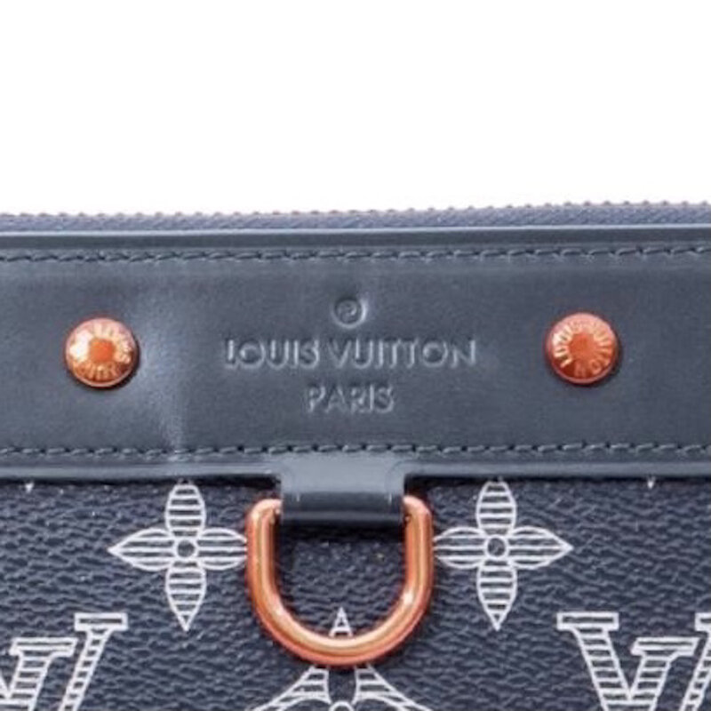 LOUIS VUITTON LOUIS VUITTON MONOGRAM UPSIDE DOWN INK POCHETTE APOLLO GM (2018)