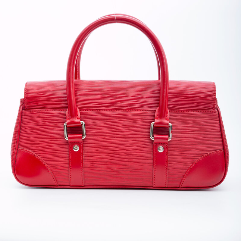 Louis vuitton red handle bag hotsell