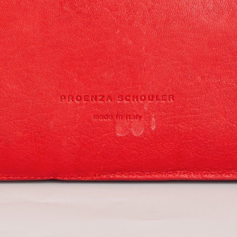 PROENZA SCHOULER RED LEATHER IPAD CASE
