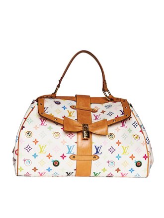 Louis Vuitton Vintage Takashi Murakami Black Monogram Multicolore Coated  Canvas Eye Love You GM Sac Retro Bag Gold Hardware, 2003 Available For  Immediate Sale At Sotheby's