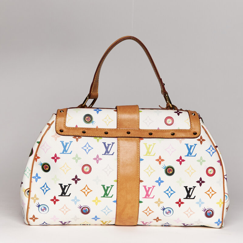 LOUIS VUITTON LOUIS VUITTON MURAKAMI MULTICOLOR MONOGRAM EYE LOVE SAC RETRO GM (2003)