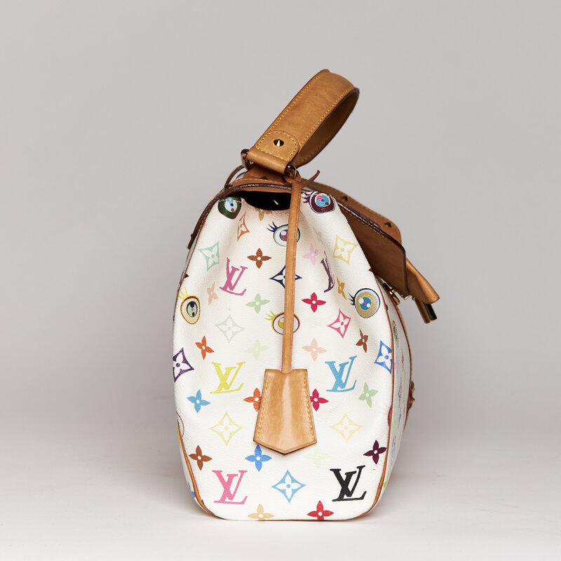 LOUIS VUITTON LOUIS VUITTON MURAKAMI MULTICOLOR MONOGRAM EYE LOVE SAC RETRO GM (2003)