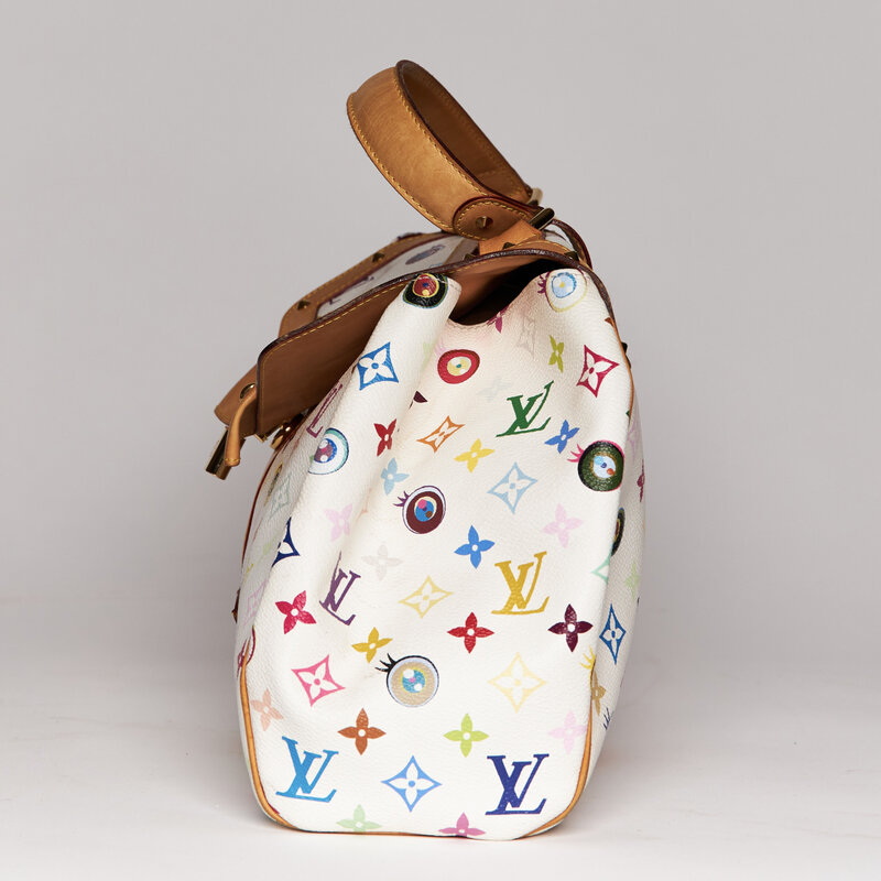 LOUIS VUITTON LOUIS VUITTON MURAKAMI MULTICOLOR MONOGRAM EYE LOVE SAC RETRO GM (2003)