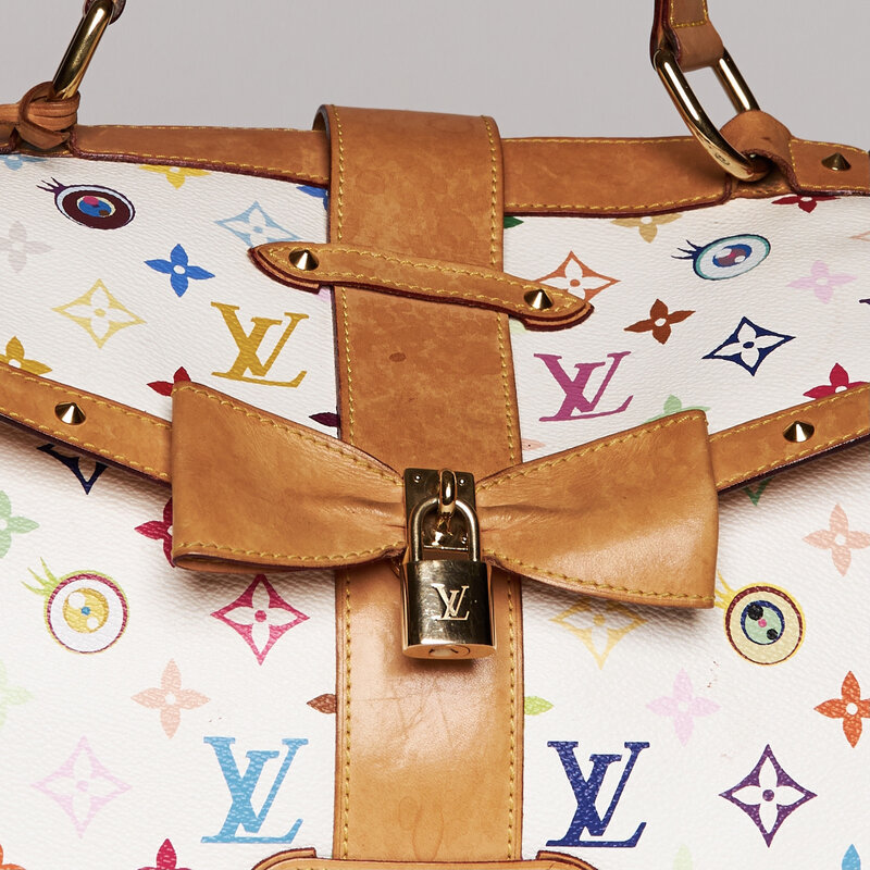 LOUIS VUITTON LOUIS VUITTON MURAKAMI MULTICOLOR MONOGRAM EYE LOVE SAC RETRO GM (2003)