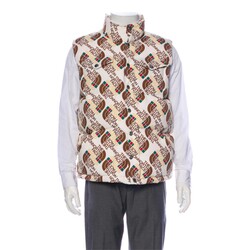 THE NORTH FACE X GUCCI THE NORTH FACE X GUCCI 2021 LOGO PRINTED PFFER VEST (MEDIUM)