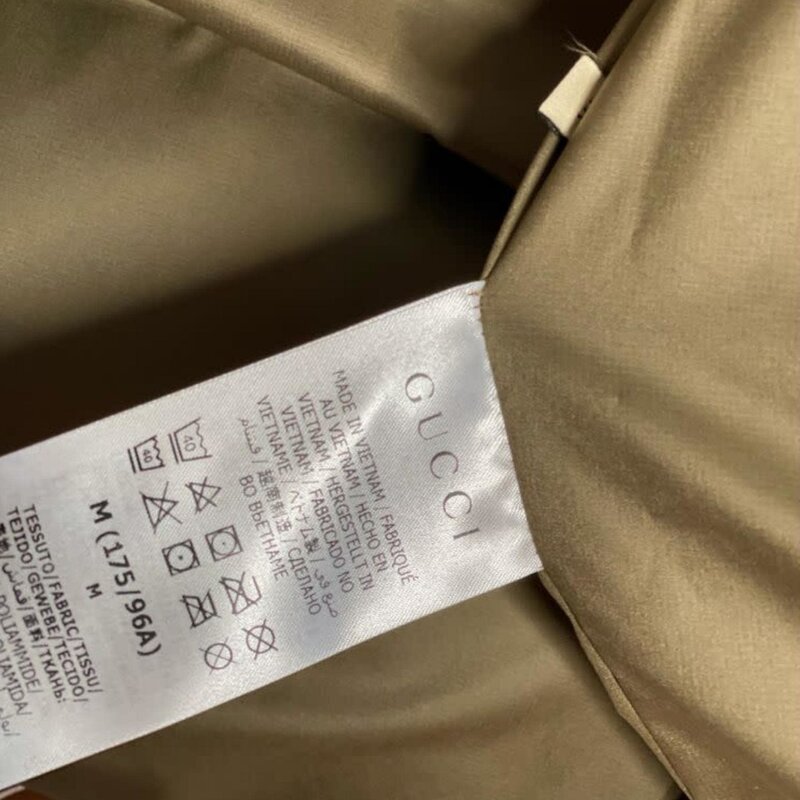 THE NORTH FACE X GUCCI THE NORTH FACE X GUCCI 2021 LOGO PRINTED PFFER VEST (MEDIUM)