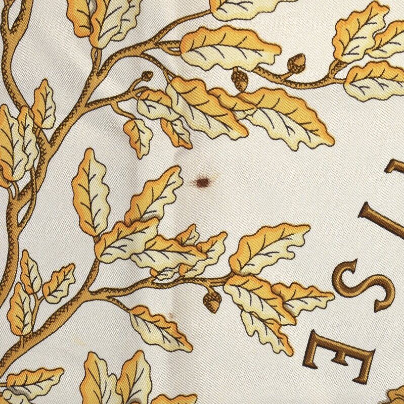 HERMÈS HERMÈS 1789 LIBERTE EGALITE FRATERNITE SILK SCARF NECKERCHIEF