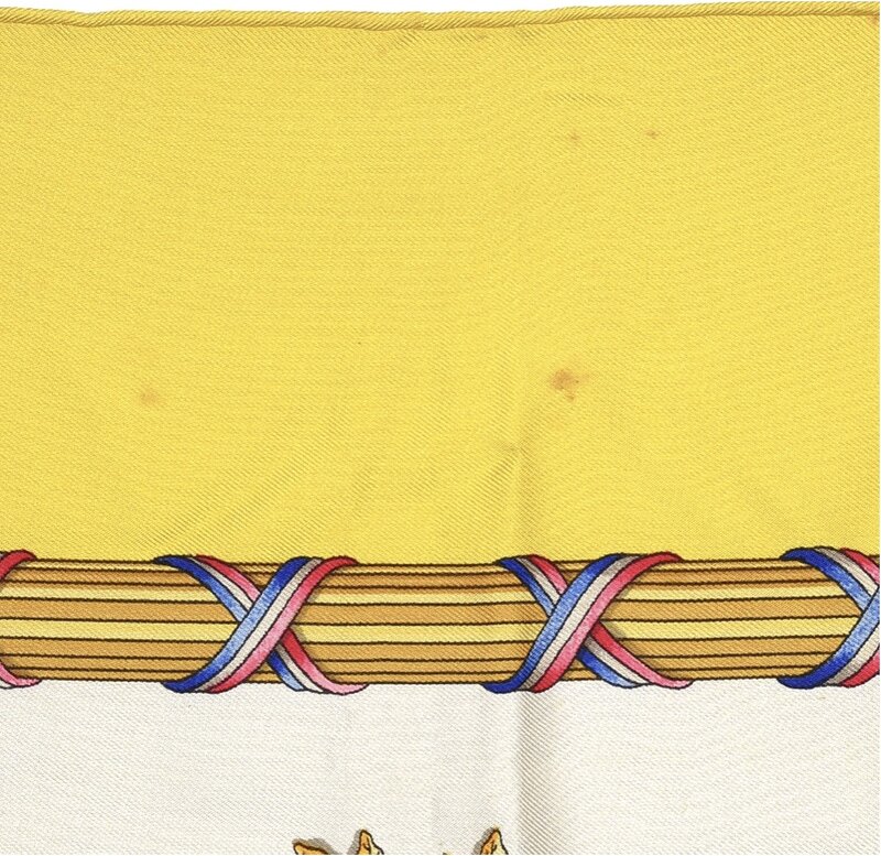 HERMÈS HERMÈS 1789 LIBERTE EGALITE FRATERNITE SILK SCARF NECKERCHIEF