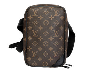 Louis Vuitton Virgil Abloh Brown And Green Monogram Coated Canvas