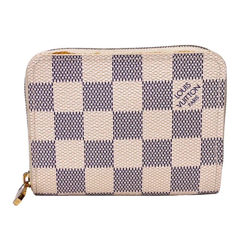 LOUIS VUITTON VINTAGE DAMIER AZUR COIN HOLDER (2008)