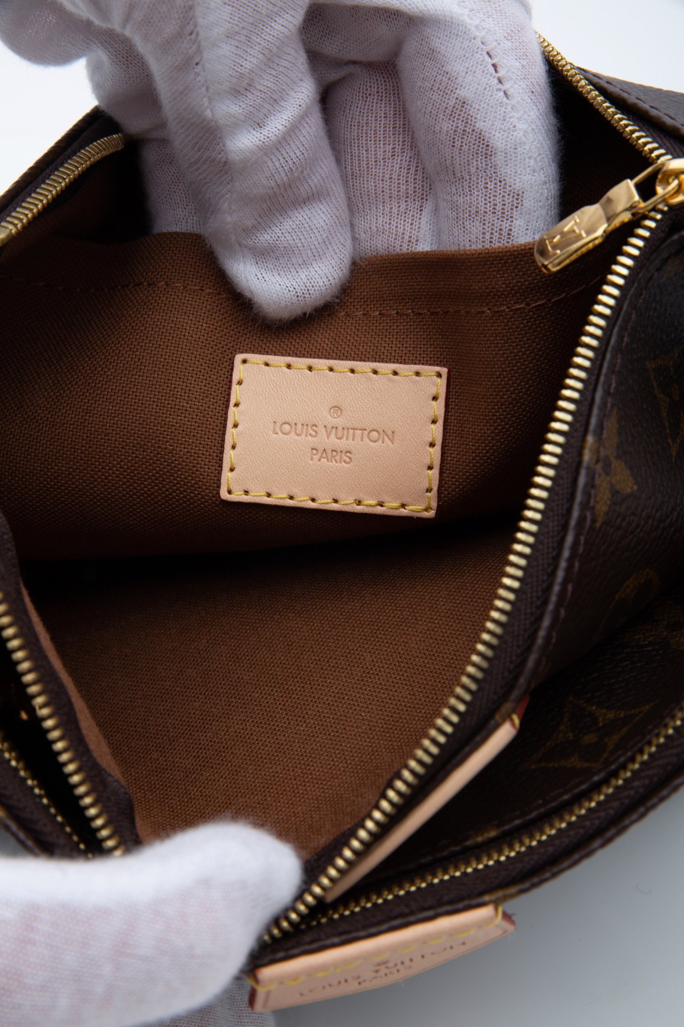 Louis Vuitton Pink/Brown Braided Leather Shoulder Bag Strap Louis Vuitton