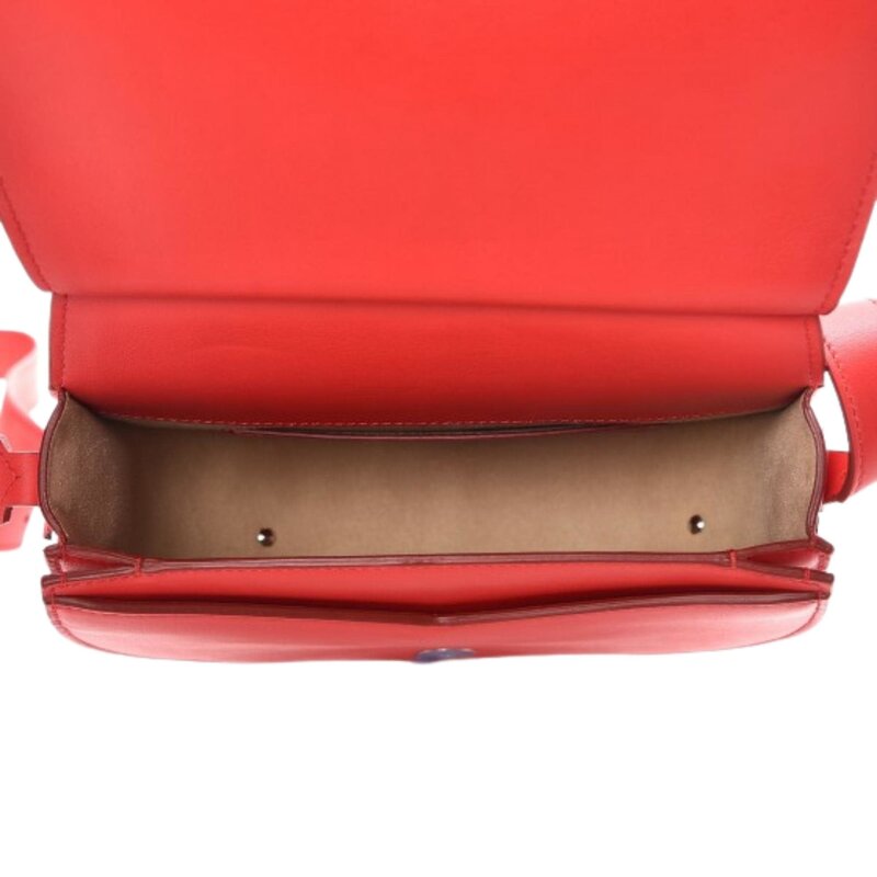 GIVENCHY GIVENCHY CALFSKIN MINI INFINITY SADDLE BAG MEDIUM RED