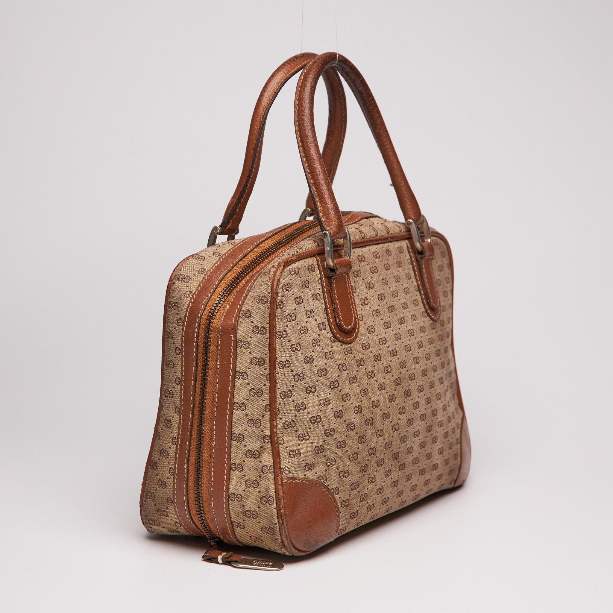 GUCCI VINTAGE MICRO GG TOP HANDLE BAG - CRTBLNCHSHP