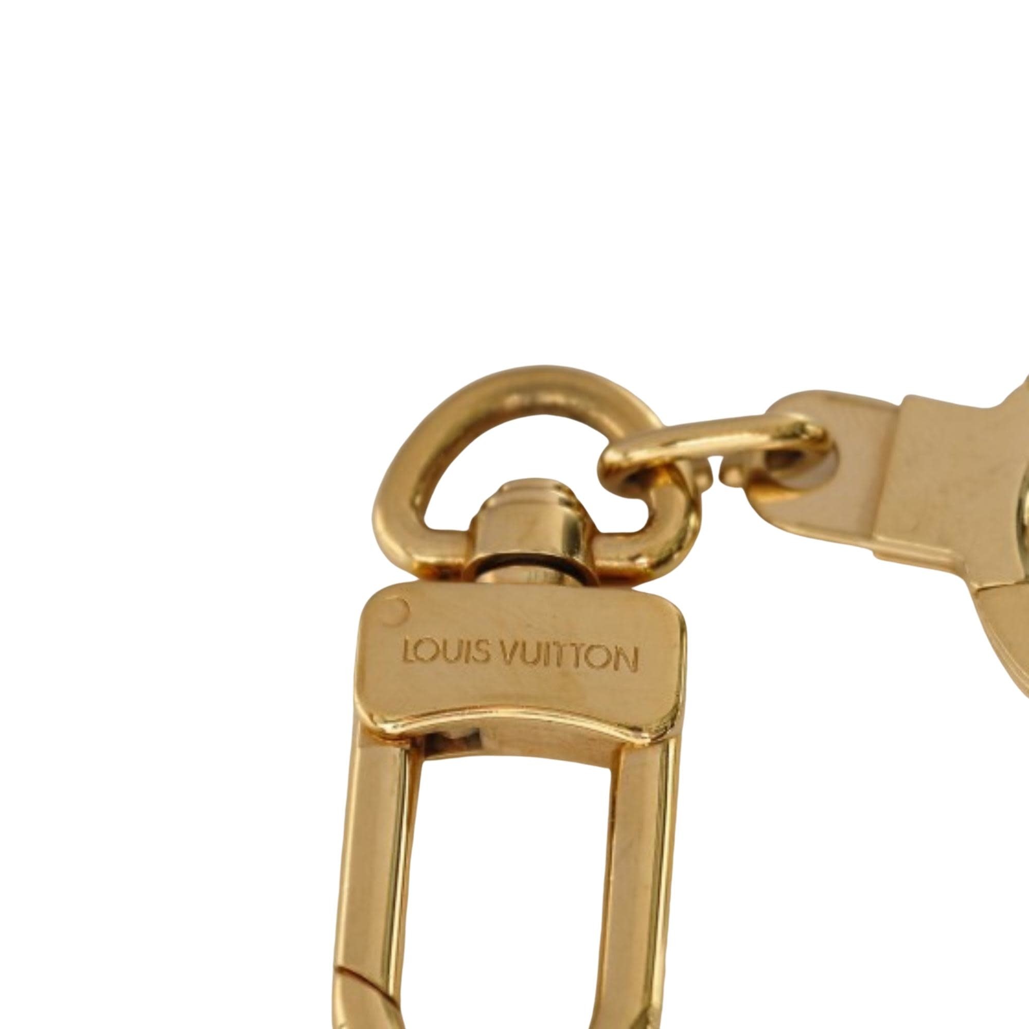 Louis Vuitton Pochette Extender Key Ring Gold 13lk426s