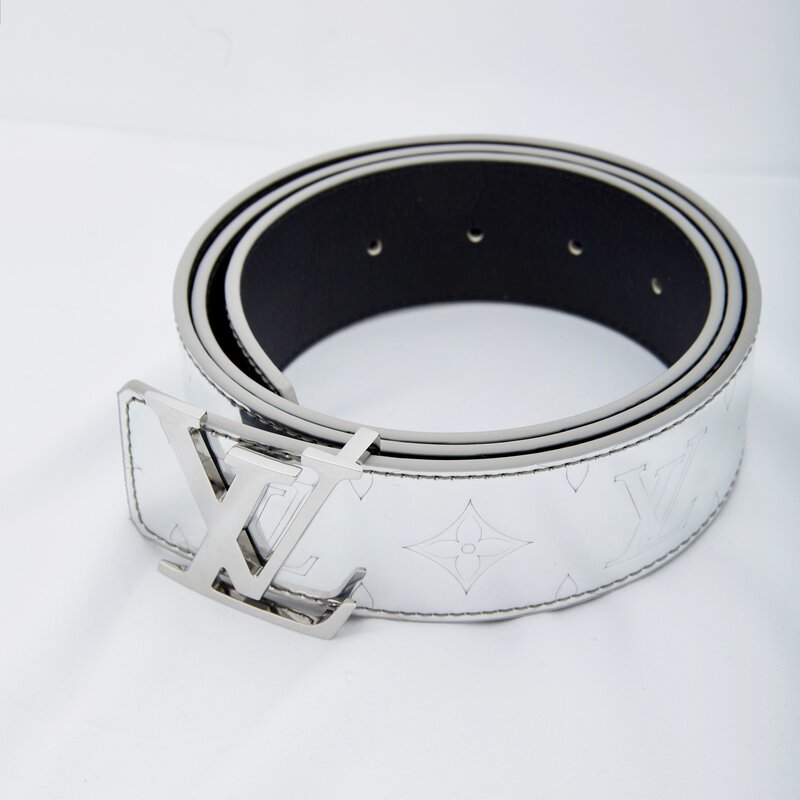 LOUIS VUITTON INITIALS LV MIRROR 40MM REVERSIBLE BELT CRTBLNCHSHP