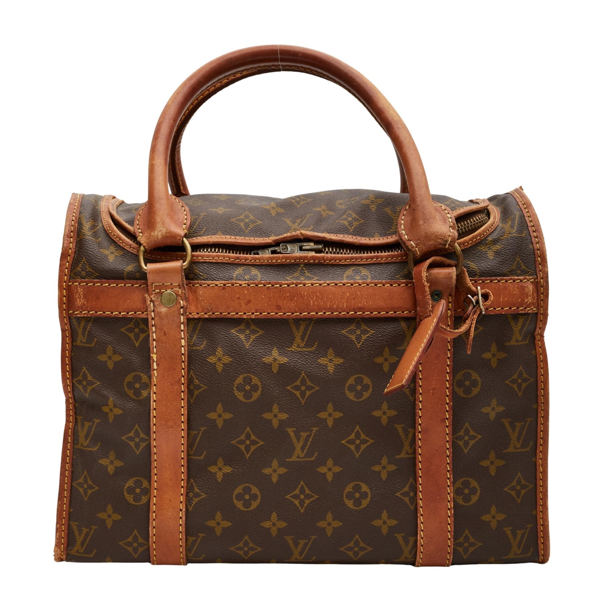 LOUIS VUITTON French Company Sac Chien Dog Pet Carrier 49600